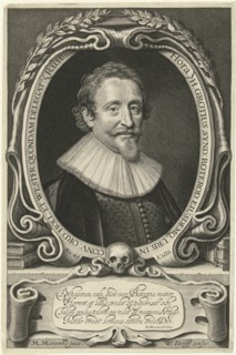 Portrait of Hugo Grotius at the age of 49, Willem Jacobsz. Delff, DaniÃ«l Heinsius, 1632