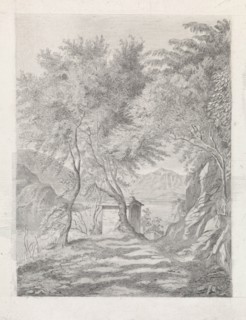 View of Lake Como, David van der Kellen (III), Karoly Lajos Libay, 1837 - 1882