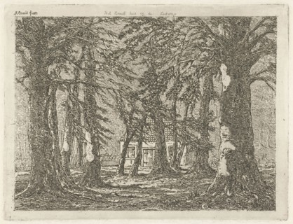 House in the forest, Gerardus Emaus de Micault, 1863