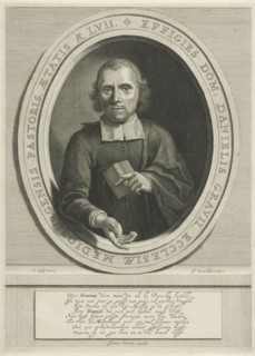 Portrait of Daniel Gravius, Johannes Willemsz. Munnickhuysen, Joannes Martens, 1664 - 1721