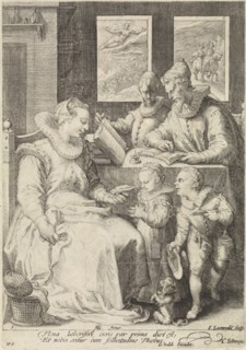 Morning, Jan Saenredam, Cornelius Schonaeus, Gerard Valck, 1670 - 1726