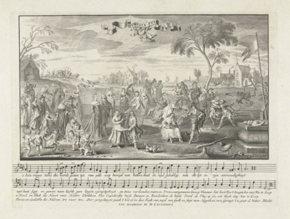 The marriage trap: allegory on the marriage, Cornelis van Dalen II, Adriaen Pietersz. van de Venne,