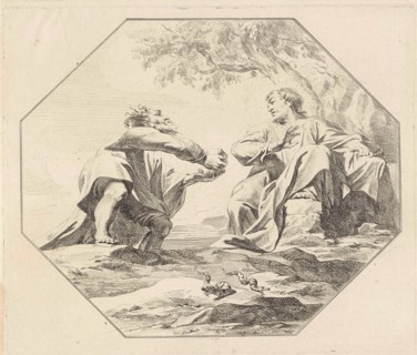 Temptation of Christ, Jacob de Wit, 1705 - 1754