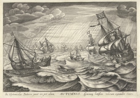 Autumn, Robert de Baudous, Cornelis Claesz. van Wieringen, Johannes Janssonius, 1618