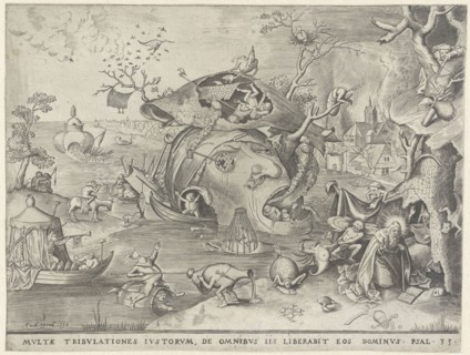 Temptation of H Anthony, Pieter van der Heyden, Pieter Brueghel (I), Hieronymus Cock, 1556