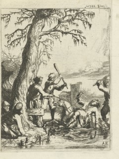 Count Willem II in Hoogwoud, falls through the ice, 1256, The Netherlands