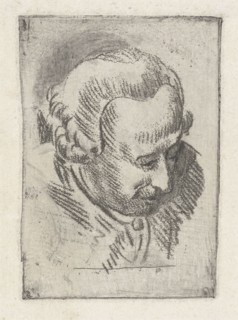 Head Study of Jean Baptiste Coclers, Louis Bernard Coclers, 1756 - 1817