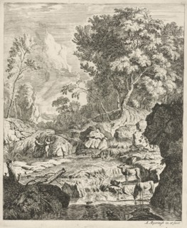 Pan and Syrinx, Albert Meyeringh, 1695 - 1714