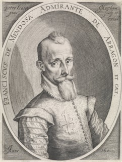 Portrait Francisco Hurtado de Mendoza, Jacob Matham, 1600