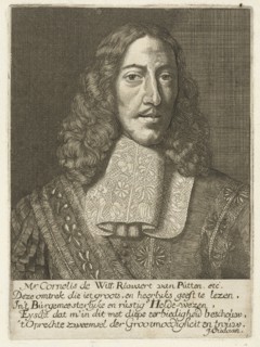 Portrait of Cornelis de Witt, Samuel van Hoogstraten, 1648 - 1677