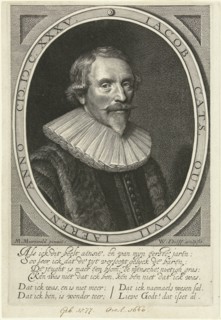 Portrait of Jacob Cats at the age of 57, Willem Jacobsz. Delff, 1635