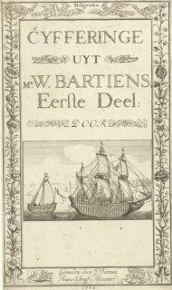 Title page of a math book, print maker: Jacques Bureau