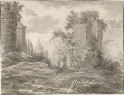 Landscape with ruins, Jurriaan Cootwijck, 1724 - 1798