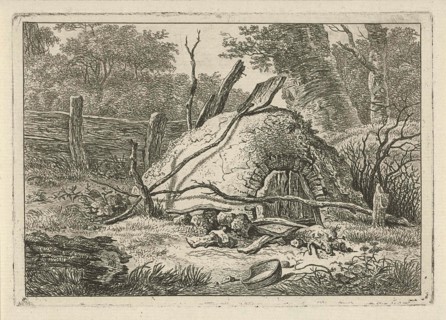 Oven with shovel, Hermanus Fock, 1781 - 1822