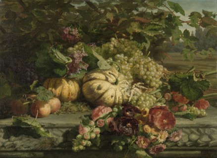 Still Life with Flowers and Fruit, Gerardina Jacoba van de Sande Bakhuyzen, 1869