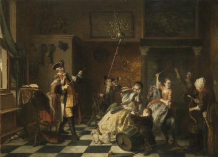 Thus the old sing, squeaks the boy (Parricides) (Children follow the example of their parents),