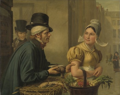 Poultry Vendor (Poulterer), Ignace Brice, 1827