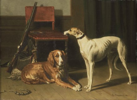 hunting Companions, Conradijn Cunaeus, 1860