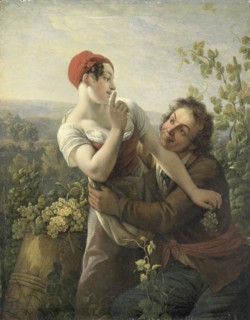 The Amorous Vineyard Laborer, Peter Paul Joseph NoÃ«l, 1817 - 1819