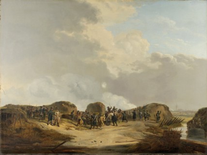 The Casemates outside of Naarden during the Siege, April 1814, The Netherlands, Pieter Gerardus van