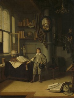 Young Man in a Study, Adriaen van Gaesbeeck, 1640 - 1650