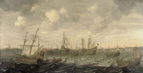 The Dutch Herring Fleet under Sail, Cornelis Beelt, 1660 - 1701