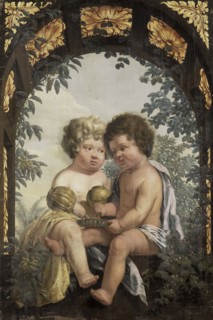 Christian Allegory with two Children both Pouring from a Carafe into a Bowl, Anonymous, 1650 - 1699