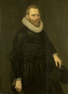 Portrait of Dirck Hasselaer, Cornelis van der Voort, 1614