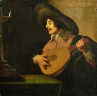 Lute Player, Jan van Bijlert, c. 1630 - c. 1640