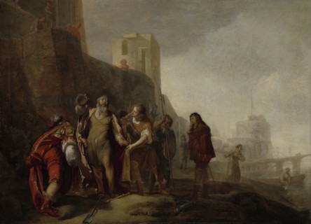 The Envoys of Alexander the Great Invested the Gardener Abdalonymus with the Insignias of the