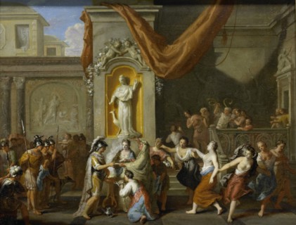 Marriage of Alexander the Great, King of Macedonia, with Roxana of Bacteriane, Gerard Hoet (I),