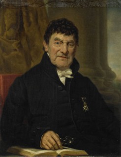 Portrait of Dr. Cornelis Hendrik Ã  Roy, Physician and Biographer, Jan Adam Kruseman, 1833