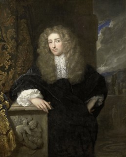 Portrait of a man, possibly a member of the van Citters family, Caspar Netscher, 1678
