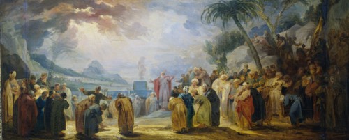 Moses Choosing the seventy Elders, Jacob de Wit, 1736 - 1737