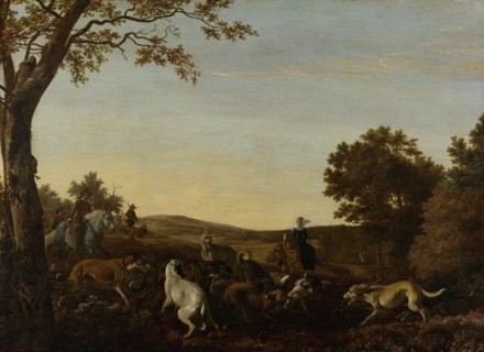 Fox Hunt, Ludolf de Jongh, 1650 - 1679