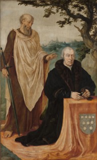 Portrait of the Donor Matelief Dammasz. with Saint Paul, Maarten van Heemskerck, 1564
