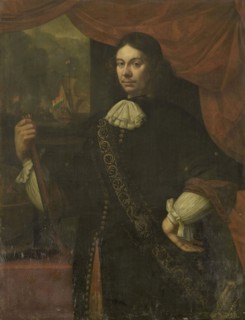 Portrait of Cornelis Jacobsz de Boer, Captain in the Navy, Jan van Neck, 1674