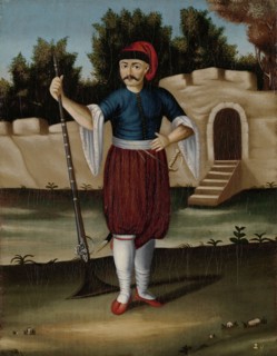 Man from the Albanian Coast Albania, workshop of Jean Baptiste Vanmour, 1700 - 1737