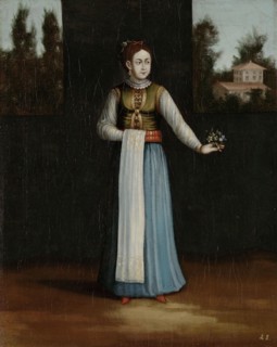 Woman from the Albanian Coast Albania, workshop of Jean Baptiste Vanmour, 1700 - 1737