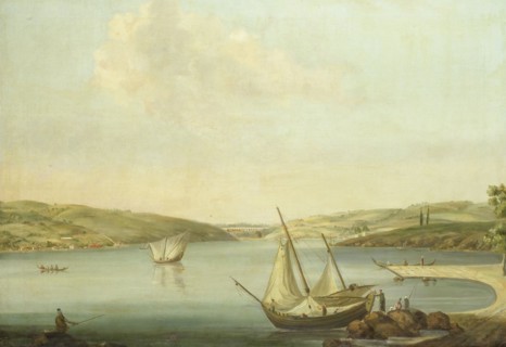 View of the Bosporus, taken from the Height of Beykoz to the northwest, with the Aqueduct of