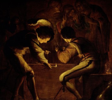 Denial of Saint Peter, Leonaert Bramer, 1642