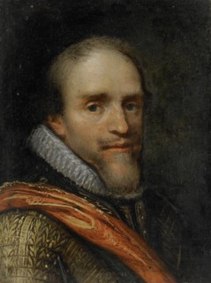 Portrait of Maurice, Prince of Orange, Jacob Lyon, after c. 1612