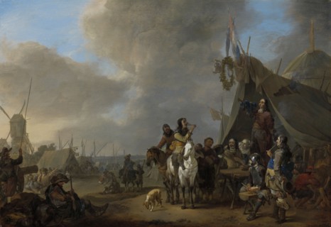 In Camp, Johannes Lingelbach, 1650 - 1674