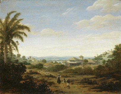 Landscape on the Rio Senhor de Engenho, Brazil, Frans Jansz Post, 1670 - 1680
