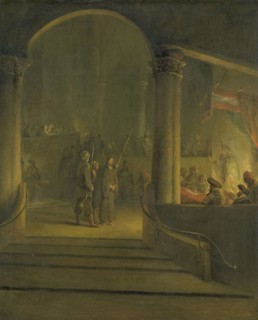 Christ before Caiaphas, Aert de Gelder, 1700 - 1727