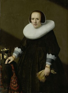Portrait of Geertruyd Reael, Wife of Philips Denijs, Huygh Pietersz Voskuyl, 1640