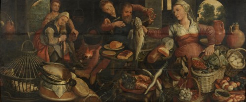 Kitchen Scene, Pieter Aertsen, 1560 - 1565