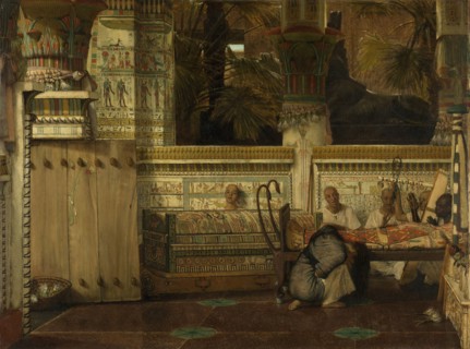 The Egyptian Widow, Lawrence Alma Tadema, 1872