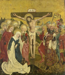 Crucifixion, Bavarian School last quarter 15th century, c. 1475 - c. 1500