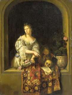 Allegory of Transience, Frans van Mieris (I), 1670 - 1681